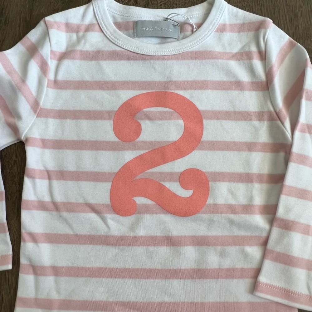 Bob & Blossom kids long sleeve number shirt